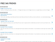 Tablet Screenshot of freesmsfriends.blogspot.com