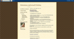 Desktop Screenshot of literatura-universal-cristina.blogspot.com