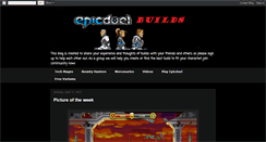 Desktop Screenshot of epicduelbuilds.blogspot.com