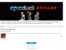 Tablet Screenshot of epicduelbuilds.blogspot.com