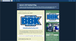 Desktop Screenshot of aaronsukfootballblog.blogspot.com