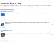 Tablet Screenshot of aaronsukfootballblog.blogspot.com