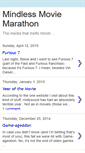 Mobile Screenshot of mindlessmoviemarathon.blogspot.com