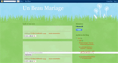 Desktop Screenshot of beau-mariage.blogspot.com