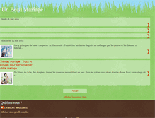 Tablet Screenshot of beau-mariage.blogspot.com