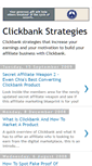 Mobile Screenshot of clickbankstrategies.blogspot.com