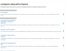 Tablet Screenshot of computoeducativoensistemas.blogspot.com