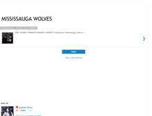Tablet Screenshot of mississaugawolves.blogspot.com