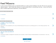Tablet Screenshot of foodthesaurus.blogspot.com