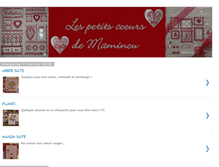 Tablet Screenshot of lespetitscoeursdemaminou.blogspot.com