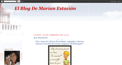 Desktop Screenshot of elblogdemarianestacion.blogspot.com