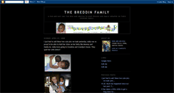 Desktop Screenshot of breddinfamily.blogspot.com