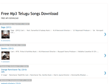 Tablet Screenshot of freemp3telugudownloads.blogspot.com