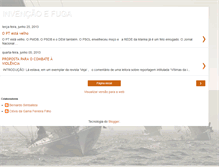 Tablet Screenshot of invencaoefuga.blogspot.com