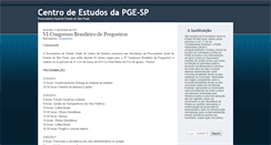 Desktop Screenshot of centrodeestudospgesp.blogspot.com