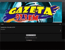 Tablet Screenshot of gazetafm93.blogspot.com