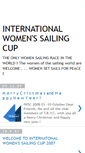 Mobile Screenshot of internationalwomensailingcup.blogspot.com