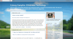 Desktop Screenshot of cyborgcampfire.blogspot.com