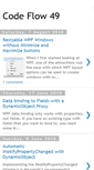 Mobile Screenshot of codeflow49.blogspot.com