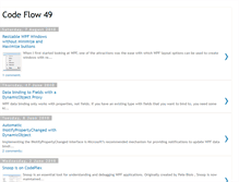 Tablet Screenshot of codeflow49.blogspot.com
