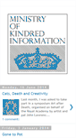 Mobile Screenshot of ministryofkindredinformation.blogspot.com