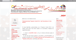 Desktop Screenshot of aldeauniversitariamanuelasaenz.blogspot.com