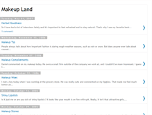 Tablet Screenshot of makeupland.blogspot.com
