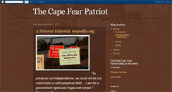 Desktop Screenshot of capefearpatriot.blogspot.com