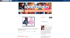 Desktop Screenshot of carseatponcho.blogspot.com