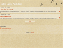 Tablet Screenshot of 4dvideogameaddiction.blogspot.com