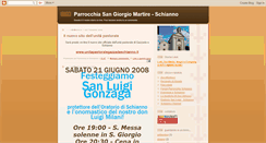 Desktop Screenshot of parrocchiaschianno.blogspot.com