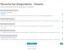 Tablet Screenshot of parrocchiaschianno.blogspot.com