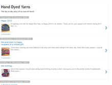 Tablet Screenshot of handdyedyarns.blogspot.com