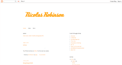 Desktop Screenshot of nick-robinson.blogspot.com