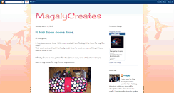 Desktop Screenshot of magalycreates.blogspot.com