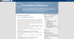 Desktop Screenshot of independencia--economica.blogspot.com