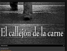 Tablet Screenshot of callejondelacarne.blogspot.com