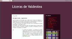 Desktop Screenshot of licerasvaldeolea.blogspot.com