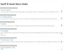 Tablet Screenshot of geoffandsarah.blogspot.com