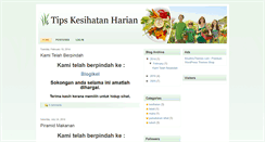 Desktop Screenshot of kesihatanharian.blogspot.com
