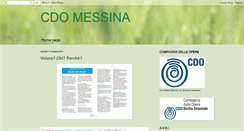 Desktop Screenshot of cdo-messina.blogspot.com