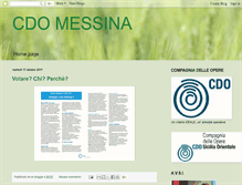 Tablet Screenshot of cdo-messina.blogspot.com