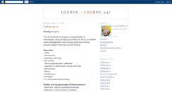 Desktop Screenshot of logbog347.blogspot.com