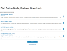 Tablet Screenshot of findonlinedeals.blogspot.com