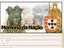 Tablet Screenshot of memoriadanacao.blogspot.com