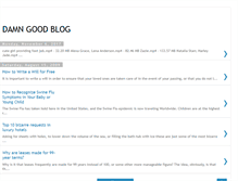 Tablet Screenshot of damngoodblogs.blogspot.com