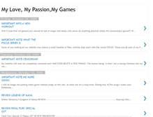 Tablet Screenshot of myultimatepassiongames.blogspot.com