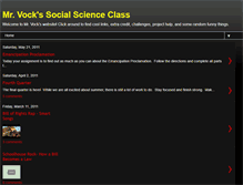 Tablet Screenshot of mrvockssocialscienceclass.blogspot.com