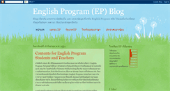 Desktop Screenshot of englishprogramblog.blogspot.com