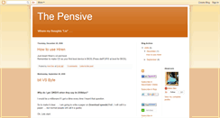 Desktop Screenshot of pensiveavin.blogspot.com